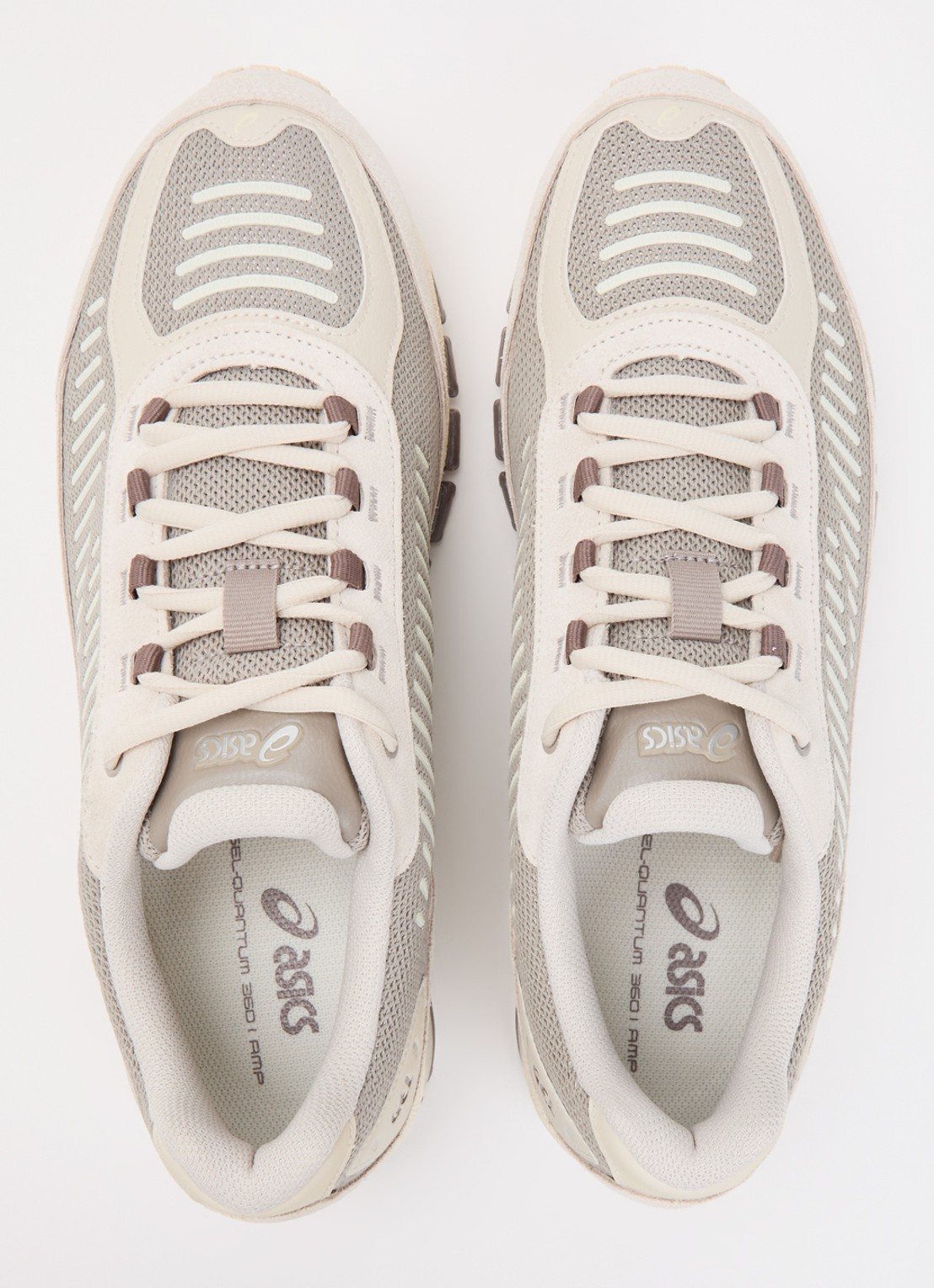 ASICS Gel-Quantum 360 sneaker met suède details - detail 3 beige