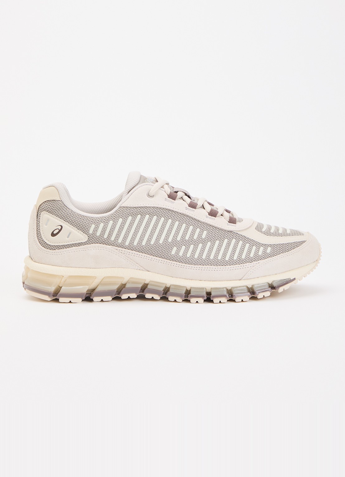 ASICS Gel-Quantum 360 sneaker met suède details - voorkant beige