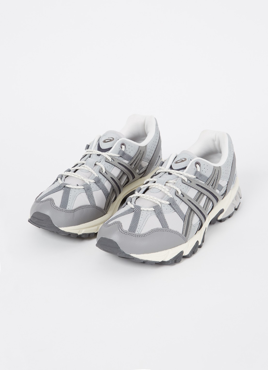 ASICS Gel Sonoma 15-50 hardloopschoen met suède details - detail lichtgrijs
