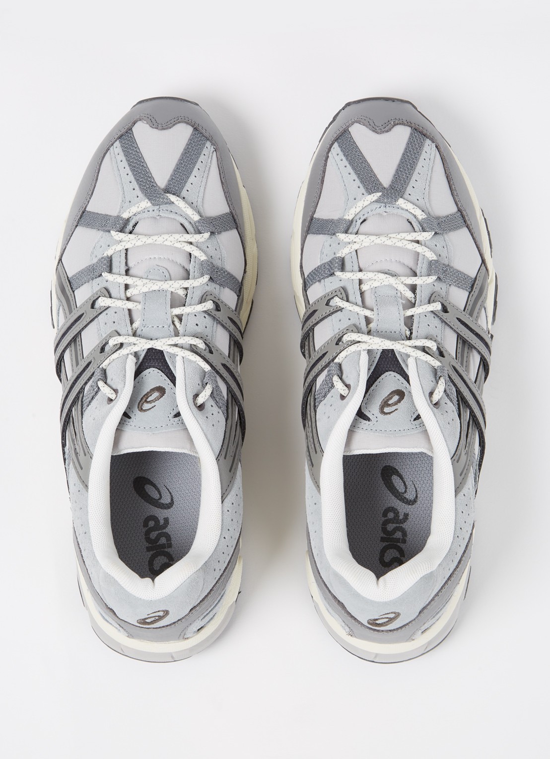 ASICS Gel Sonoma 15-50 hardloopschoen met suède details - detail 3 lichtgrijs