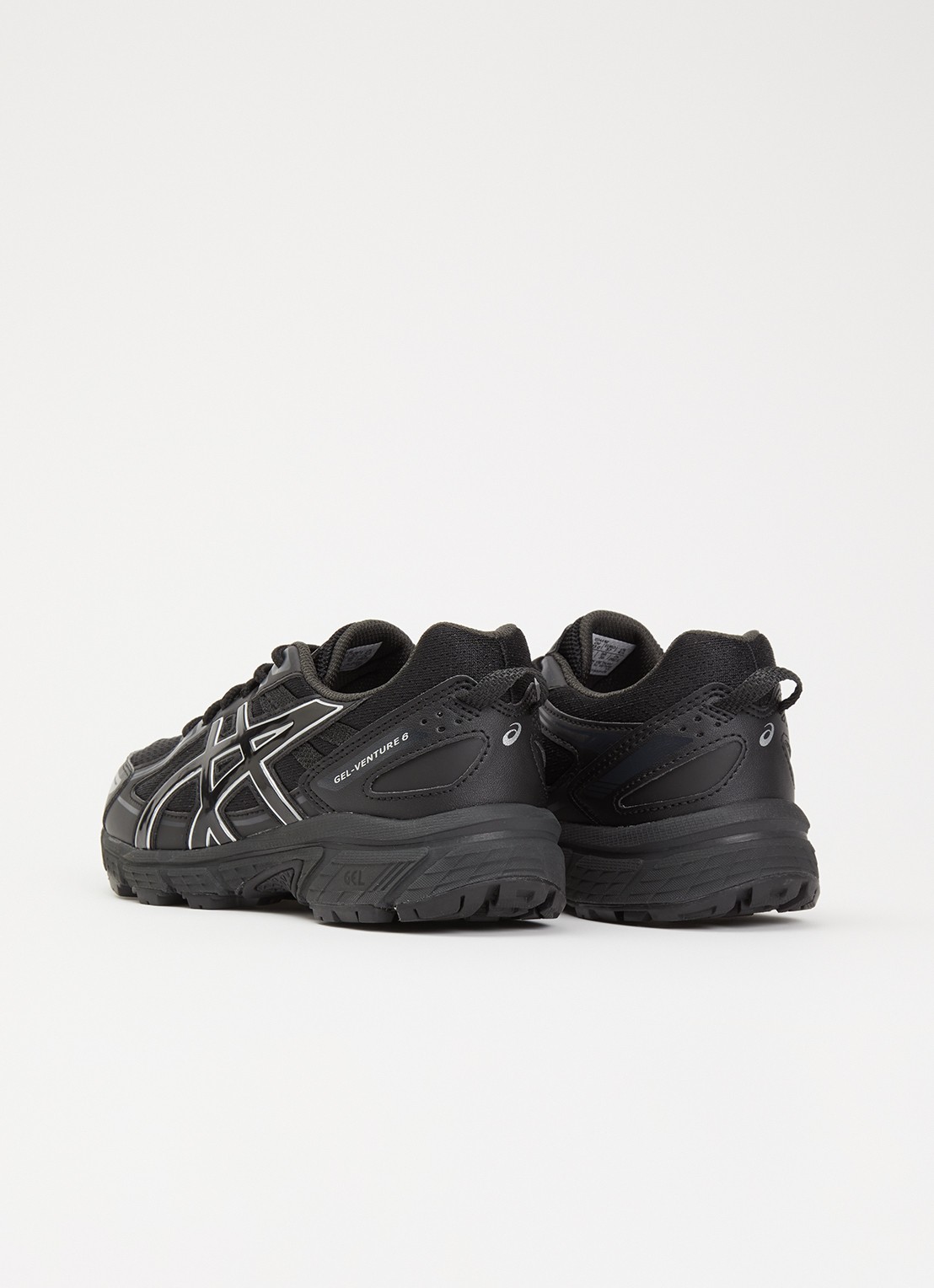 ASICS Gel-Venture 6 sneaker met mesh details - achterkant zwart