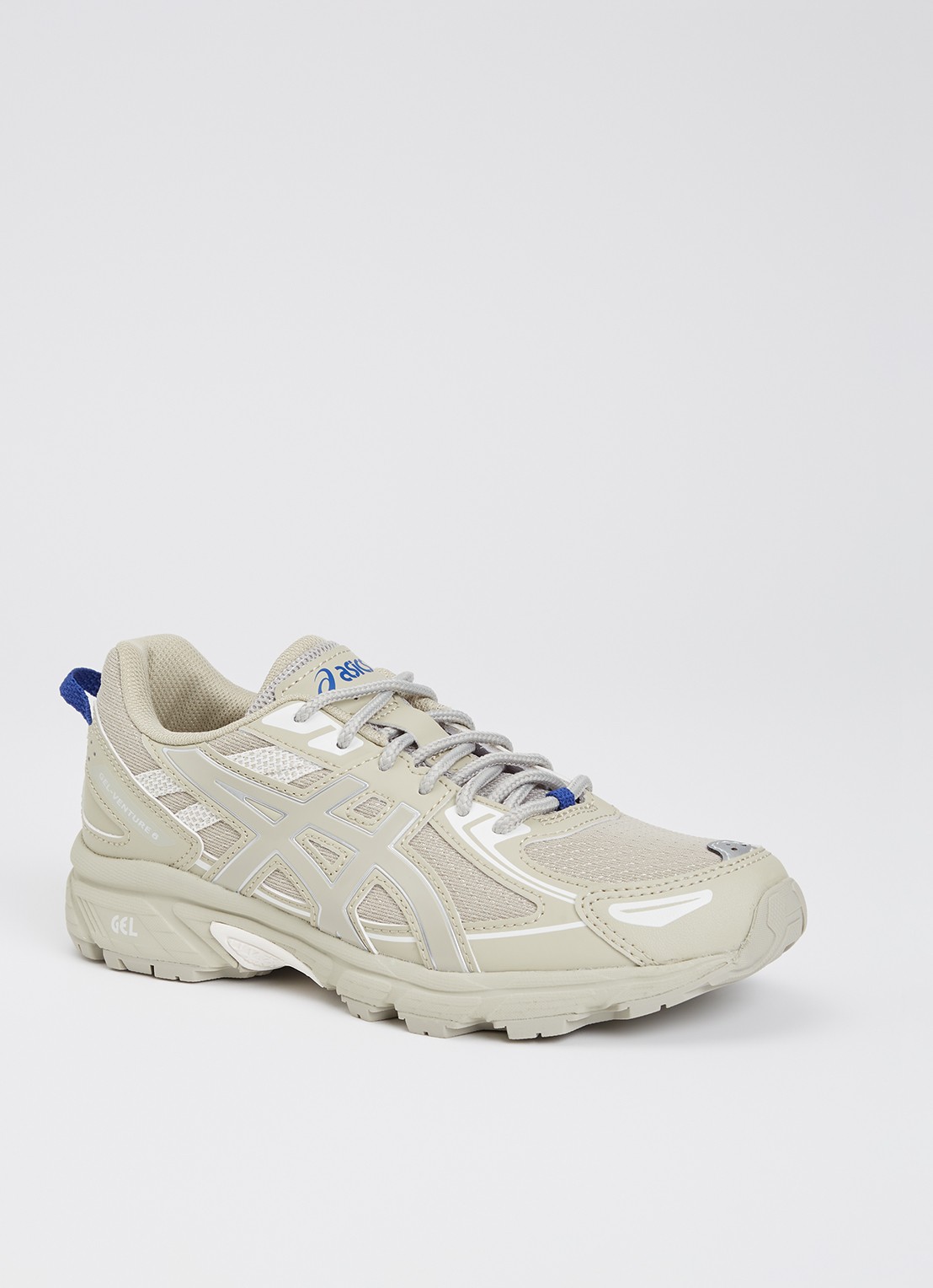 ASICS Gel-Venture 6 sneaker met mesh details - voorkant beige