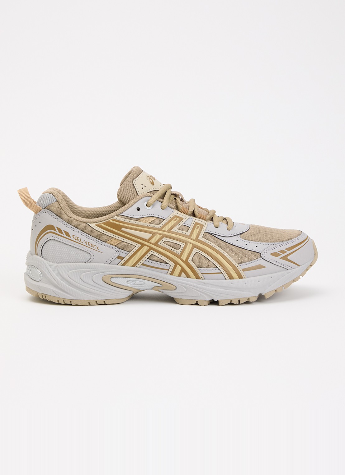 ASICS Gel-Ventx sneaker met logo - voorkant 5 beige