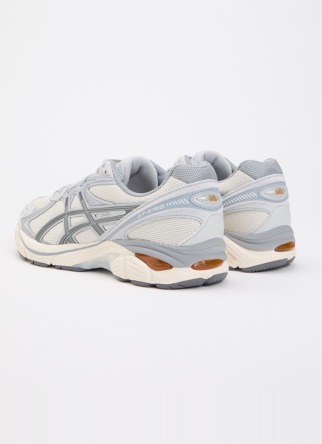 ASICS GT-2160 sneaker met suède details - achterkant 5 gebroken wit