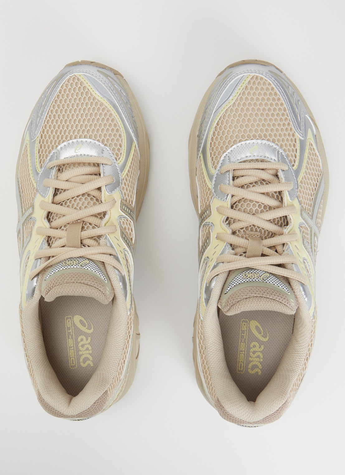 ASICS GT-2160 sneaker van mesh met metallic details - detail 4 beige