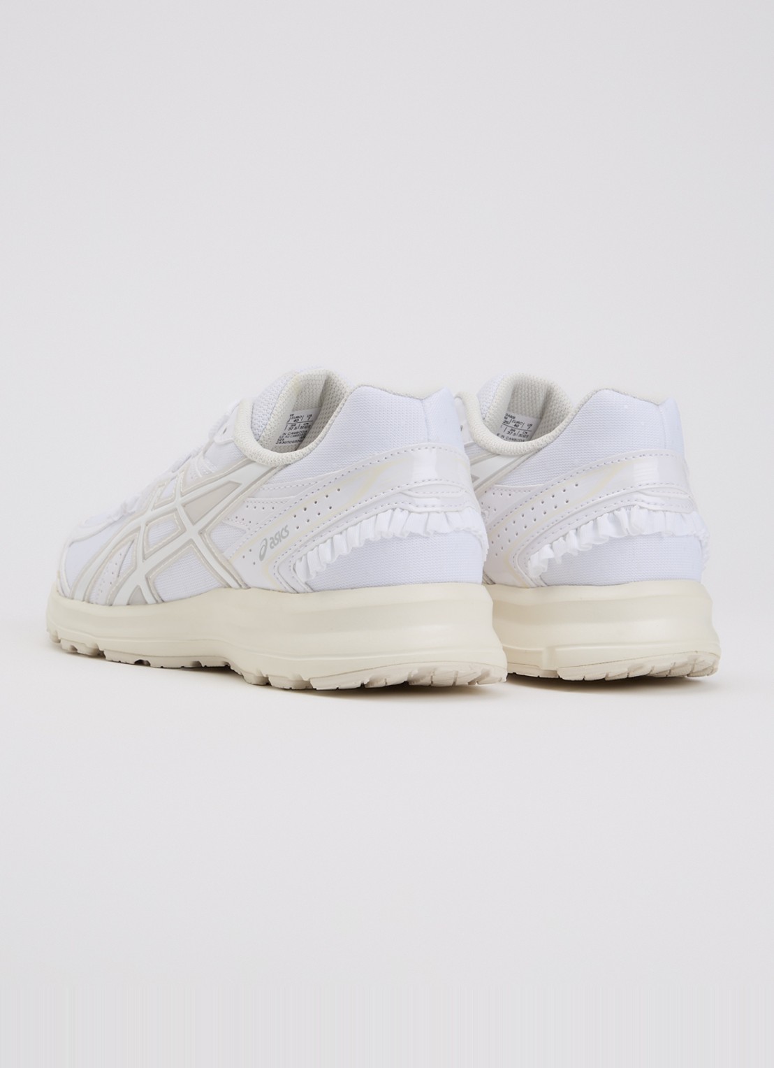 ASICS JOG 100S sneaker met mesh details - achterkant 5 wit