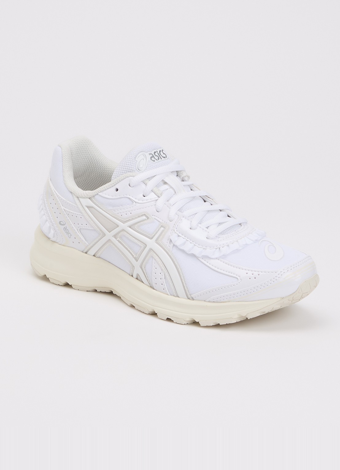 ASICS JOG 100S sneaker met mesh details - voorkant 4 wit