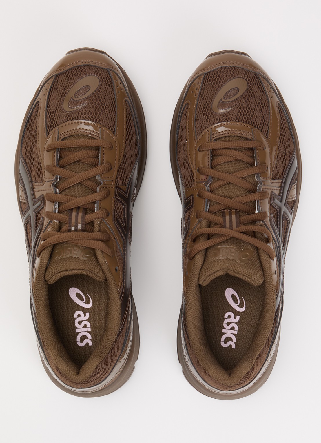 ASICS Jog 100S sneaker van mesh met logo - detail 3 bruin