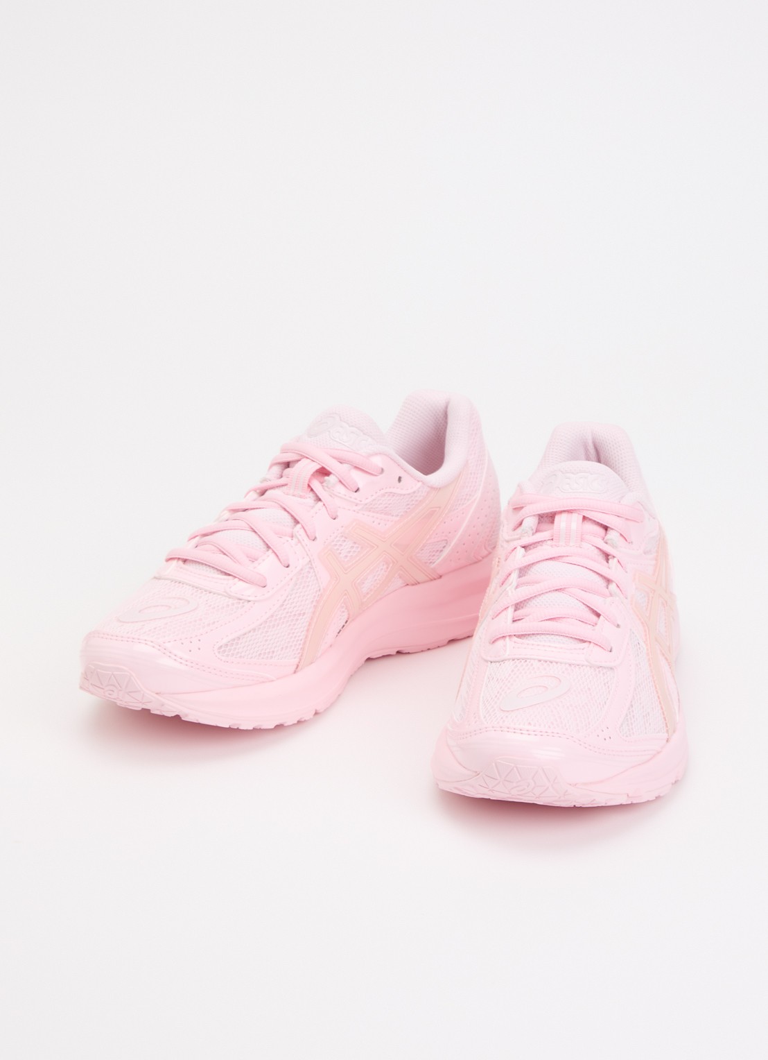 ASICS Jog 100S sneaker van mesh met logo - detail 3 lichtroze