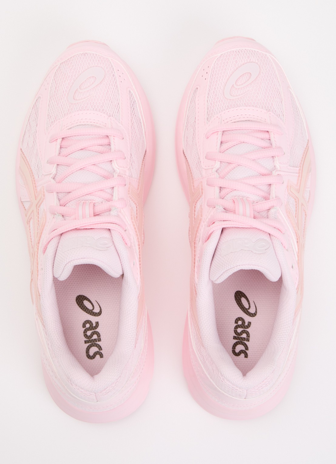 ASICS Jog 100S sneaker van mesh met logo - detail 4 lichtroze