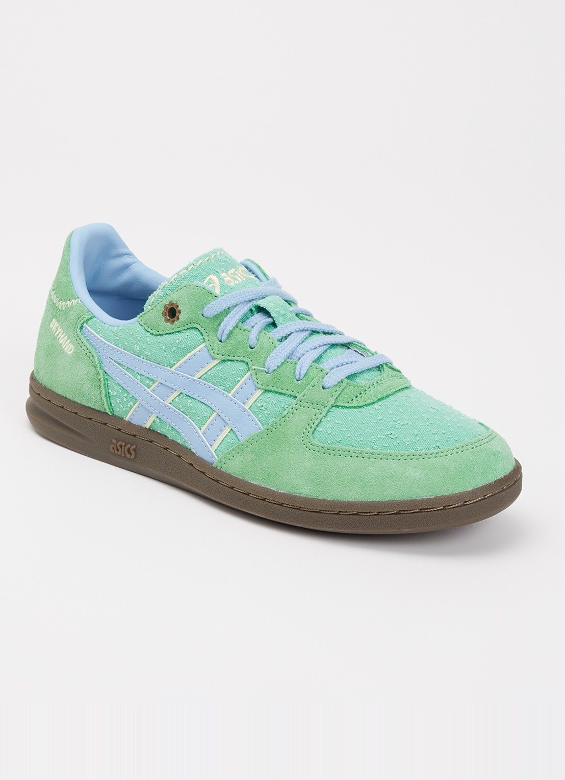 ASICS Skyhand OG sneaker met details van suède - voorkant mint
