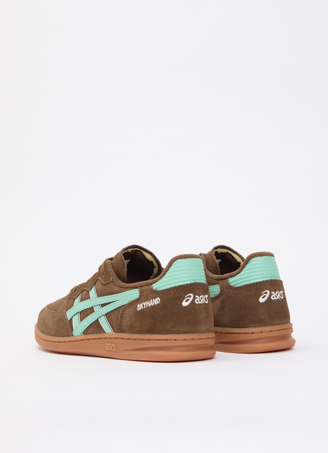 ASICS Skyhand OG sneaker van suède - achterkant 5 bruin