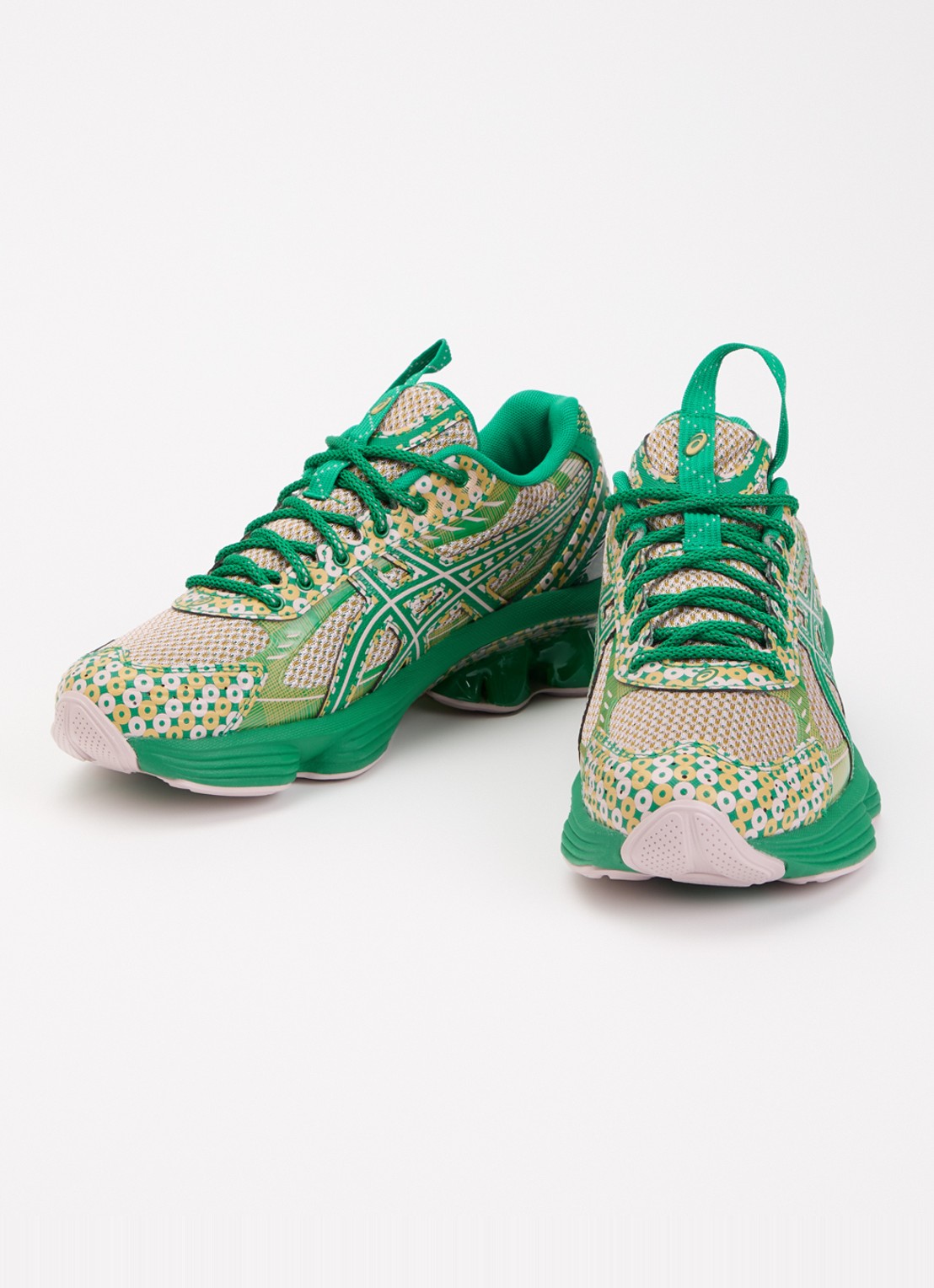 ASICS US7-S Gel-Kinetic Fluent sneaker met logo - detail 3 groen