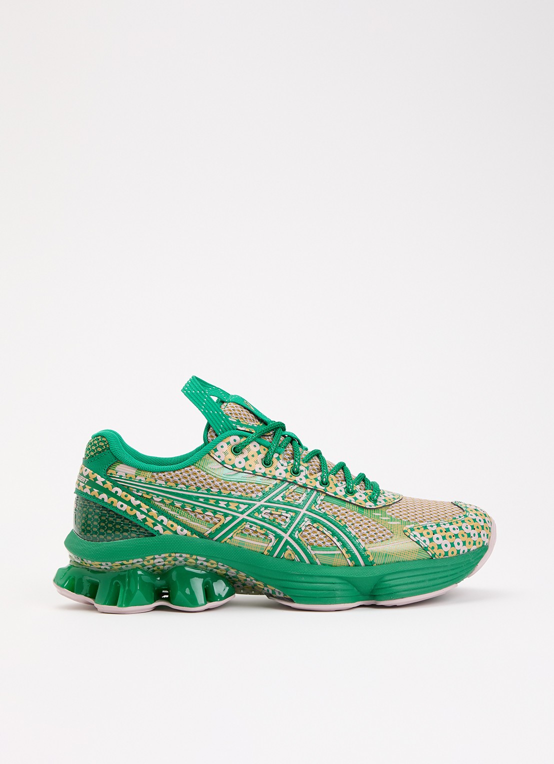 ASICS US7-S Gel-Kinetic Fluent sneaker met logo - voorkant groen