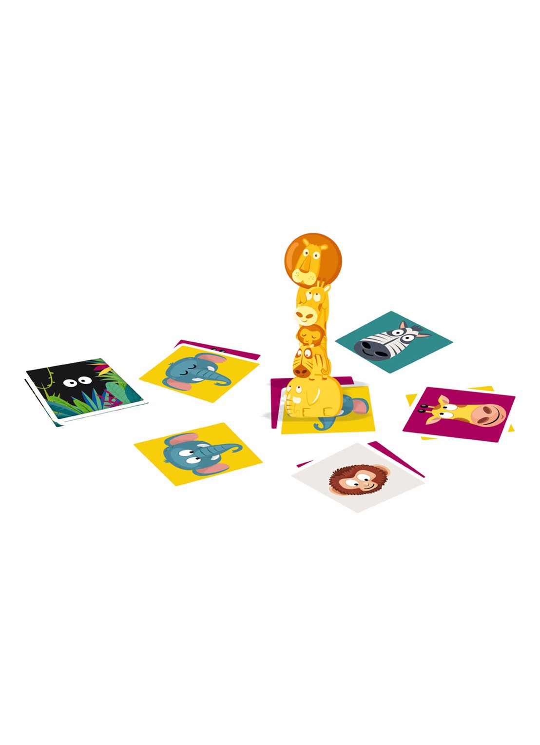 Asmodee Jungle speed kids kaartspel - detail 3 lichtblauw