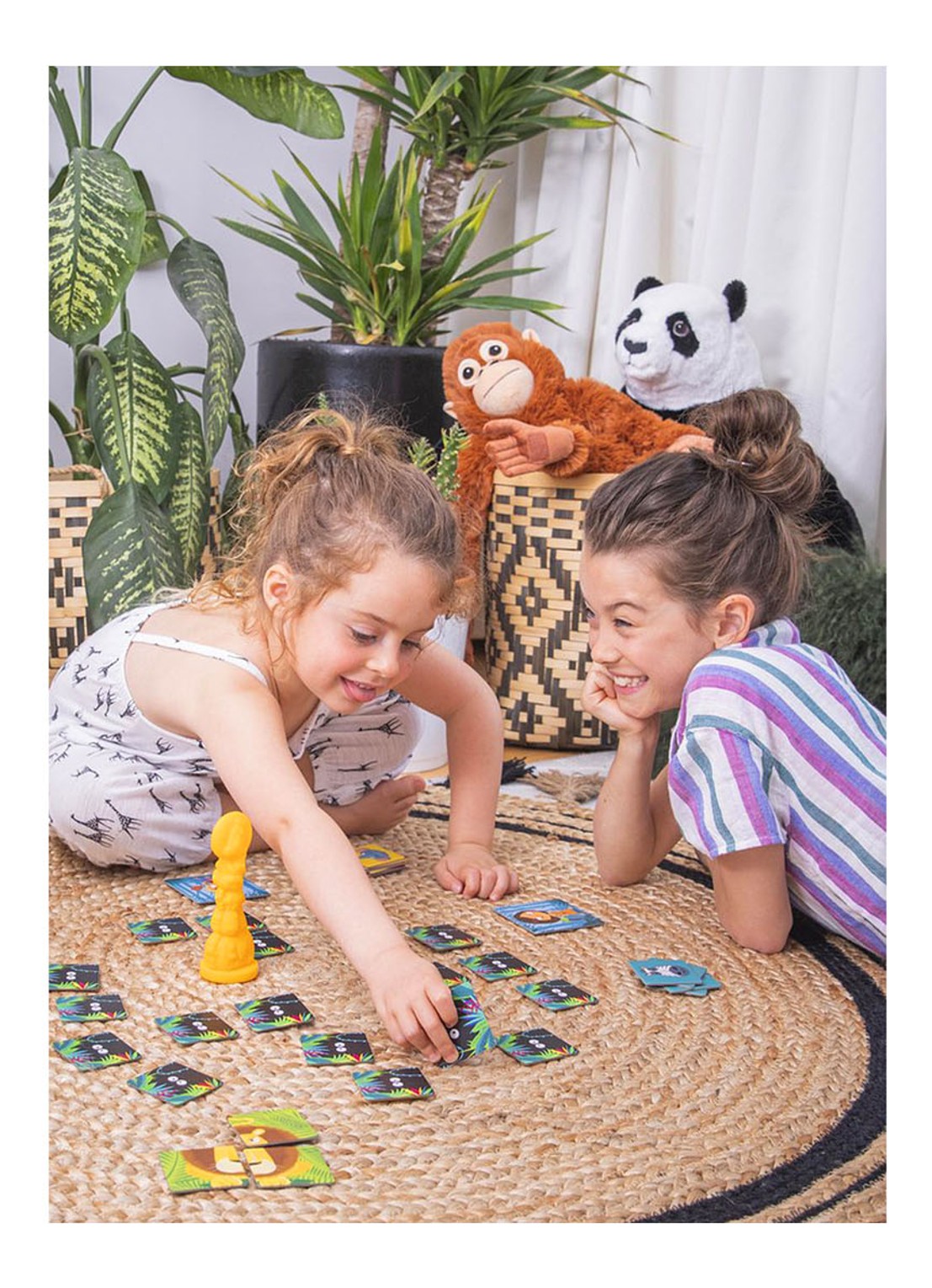 Asmodee Jungle speed kids kaartspel - detail 4 lichtblauw