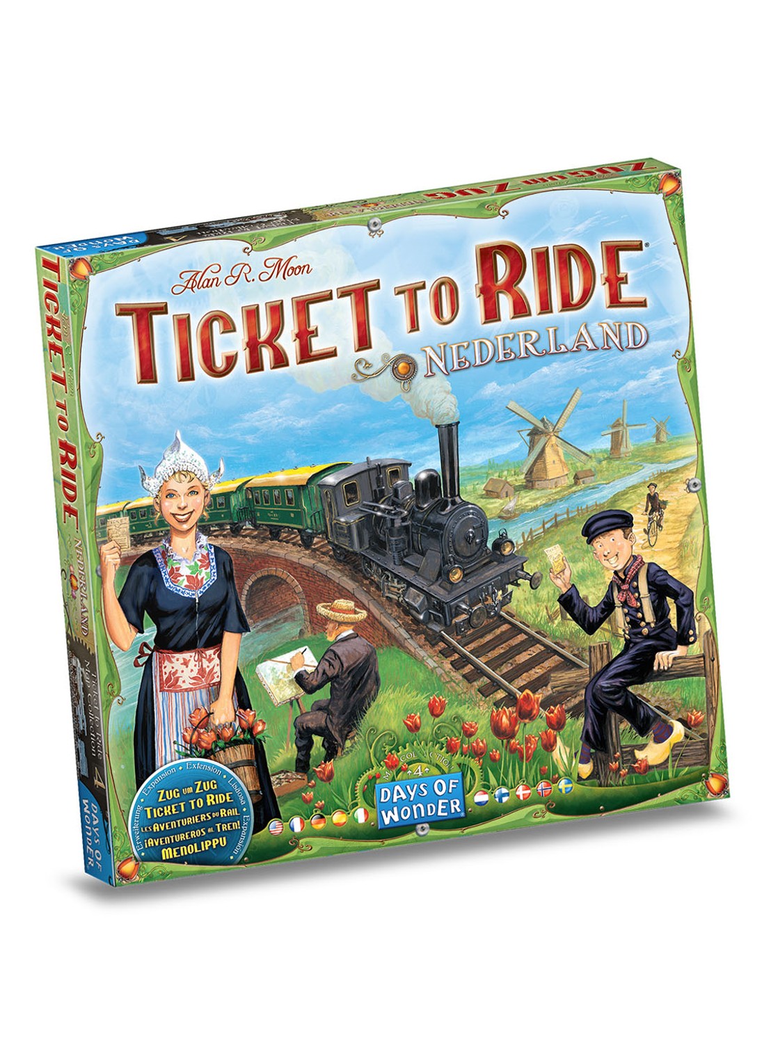 Asmodee Ticket to ride Nederland bordspel - voorkant undefined