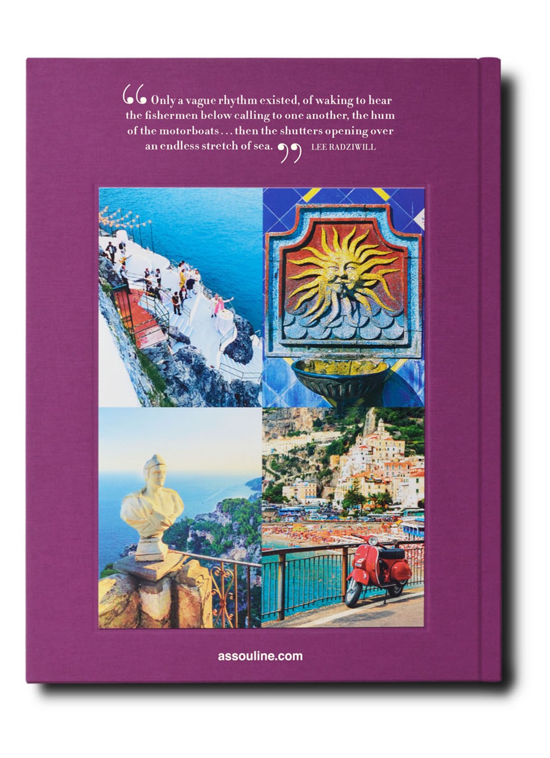 Assouline Amalfi Coast - detail 3 paars