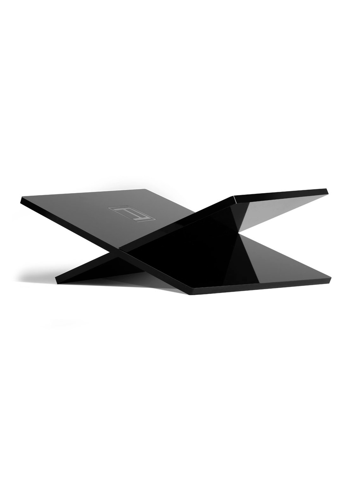 Assouline Boekenstandaard hoogte 12 cm - voorkant zwart
