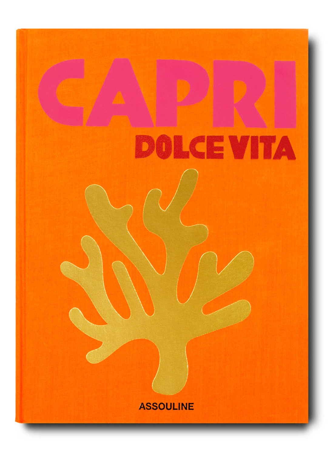 Assouline Capri Dolce Vita - voorkant neonoranje