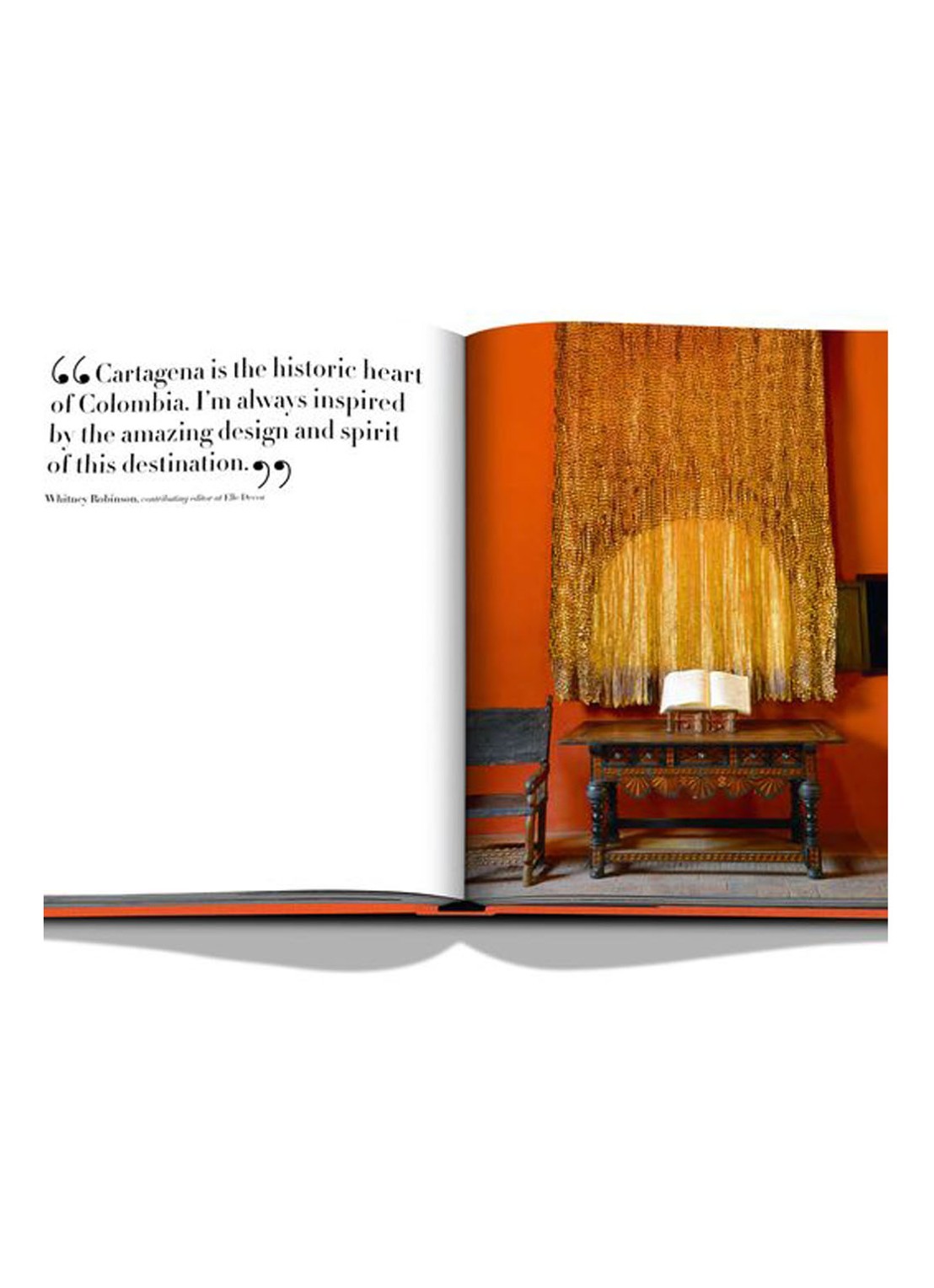Assouline Cartagena Grace - detail 4 oranjerood