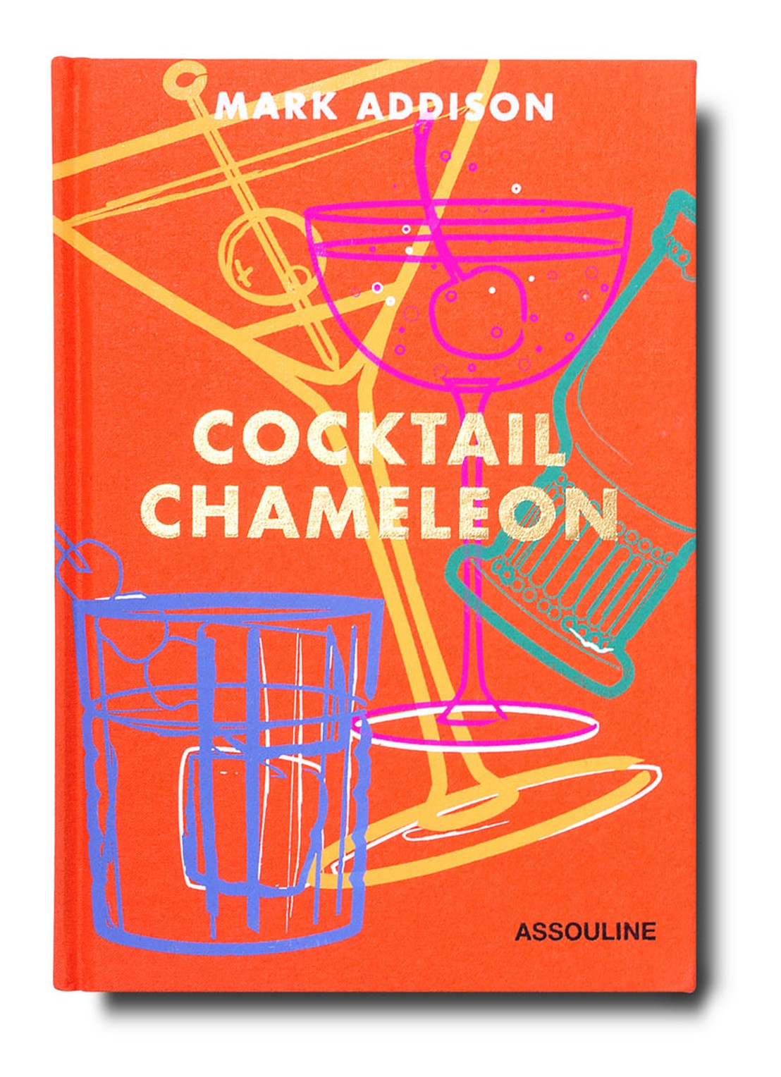 Assouline Cocktail Chameleon - voorkant 6 oranjerood