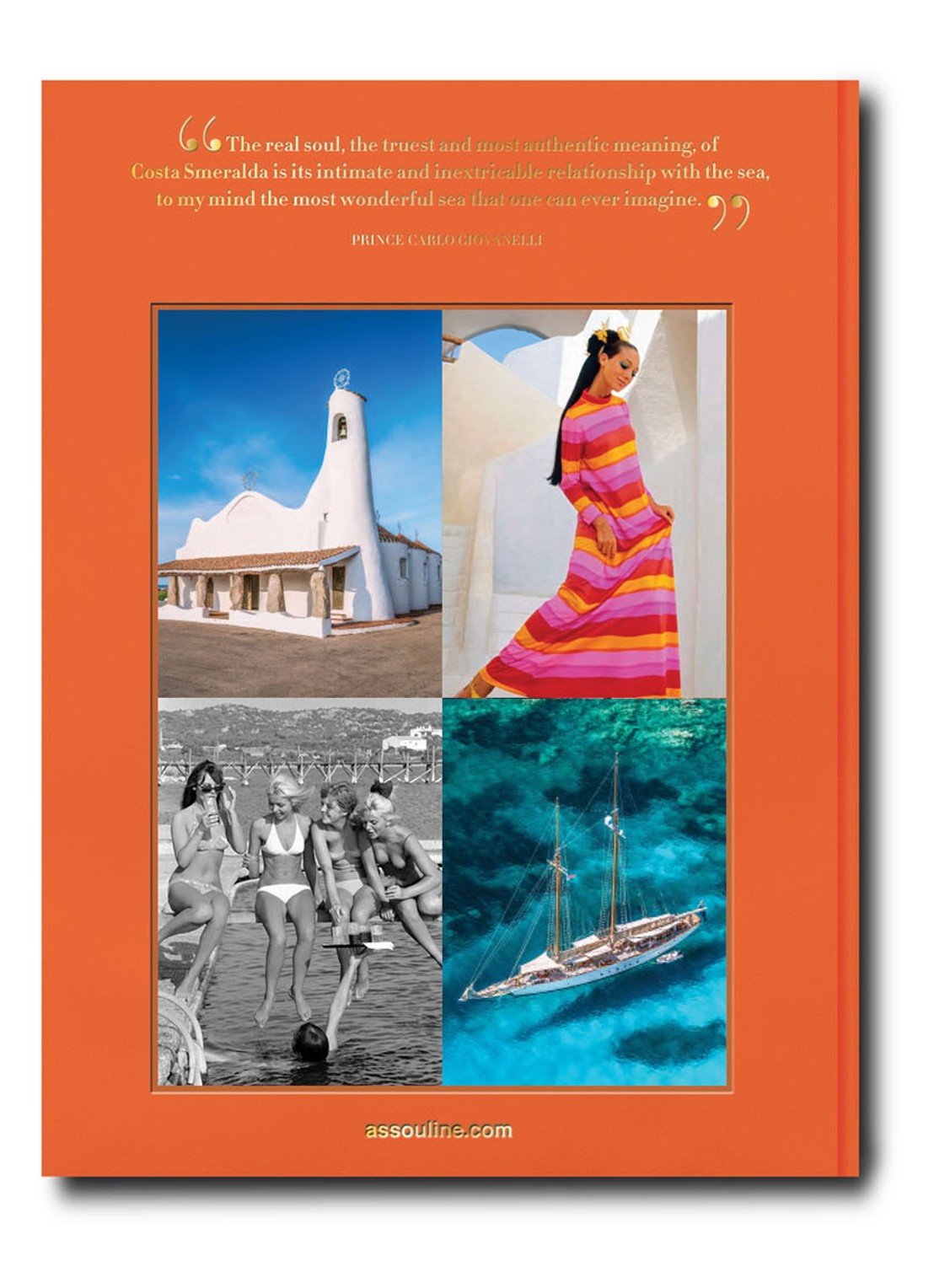 Assouline Costa Smeralda - detail orange