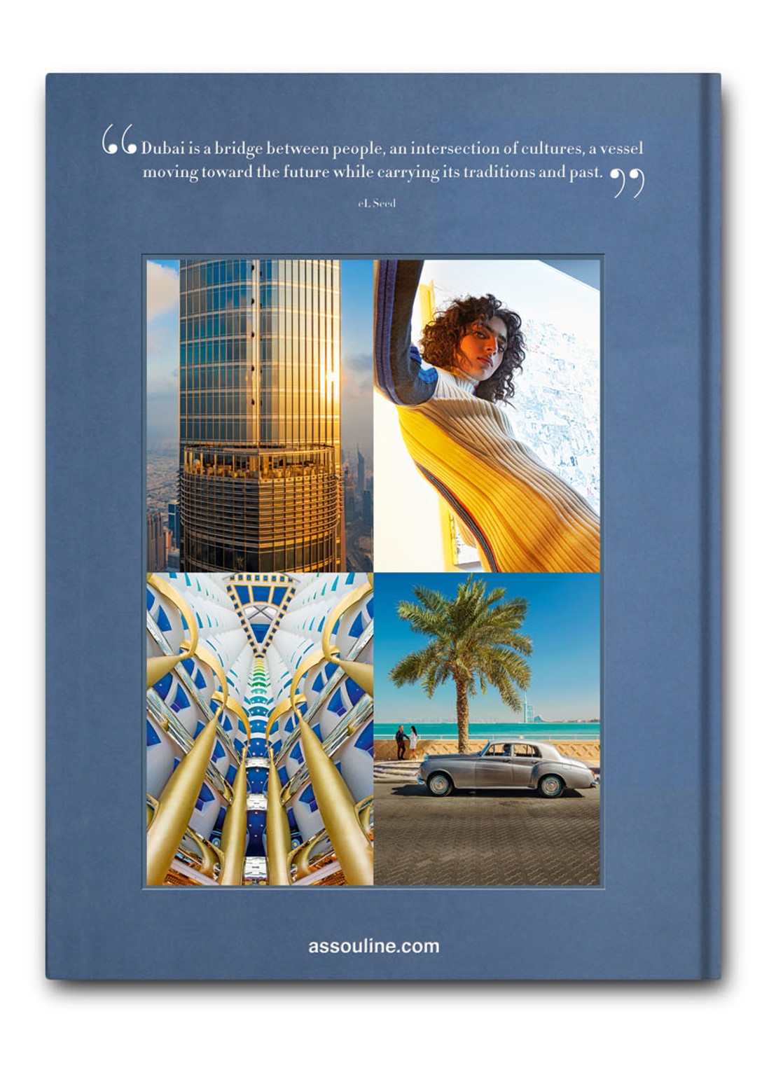 Assouline Dubai Wonder - detail staalblauw