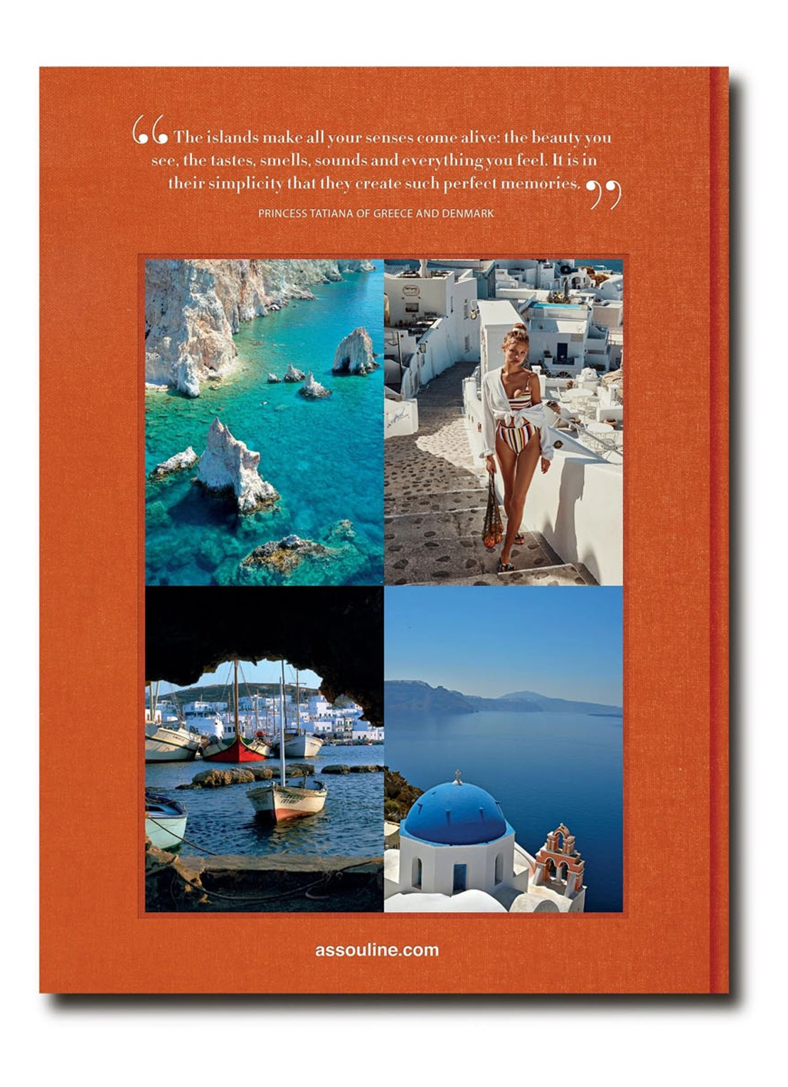 Assouline Greek Islands - detail 3 orange