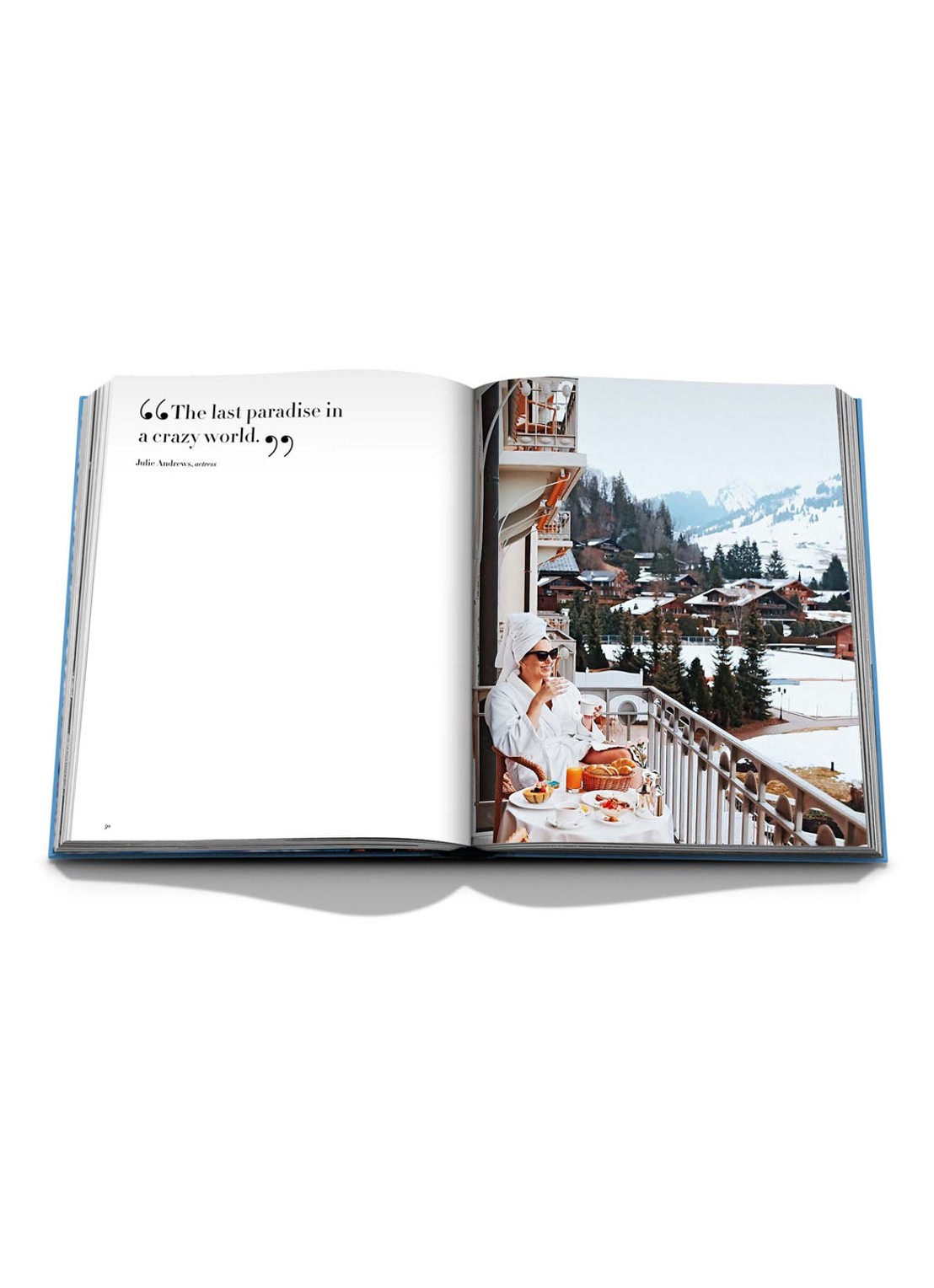 Assouline Gstaad Glam - detail 2 staalblauw