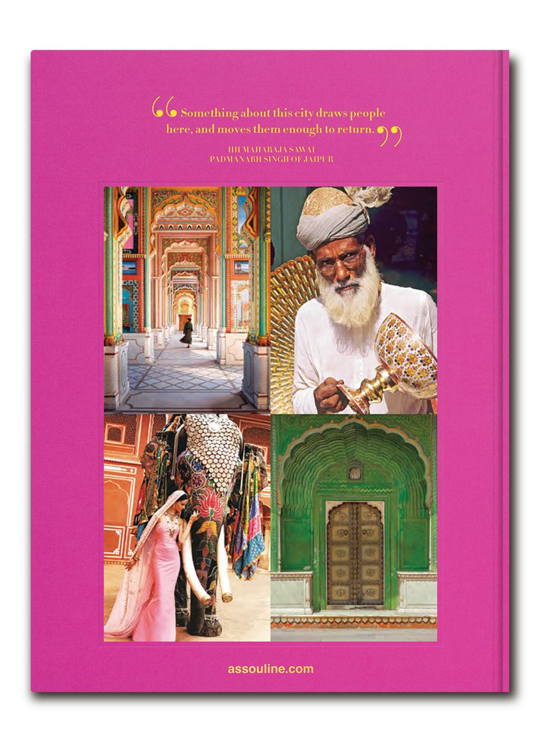 Assouline Jaipur Splendor - detail 3 fuchsia