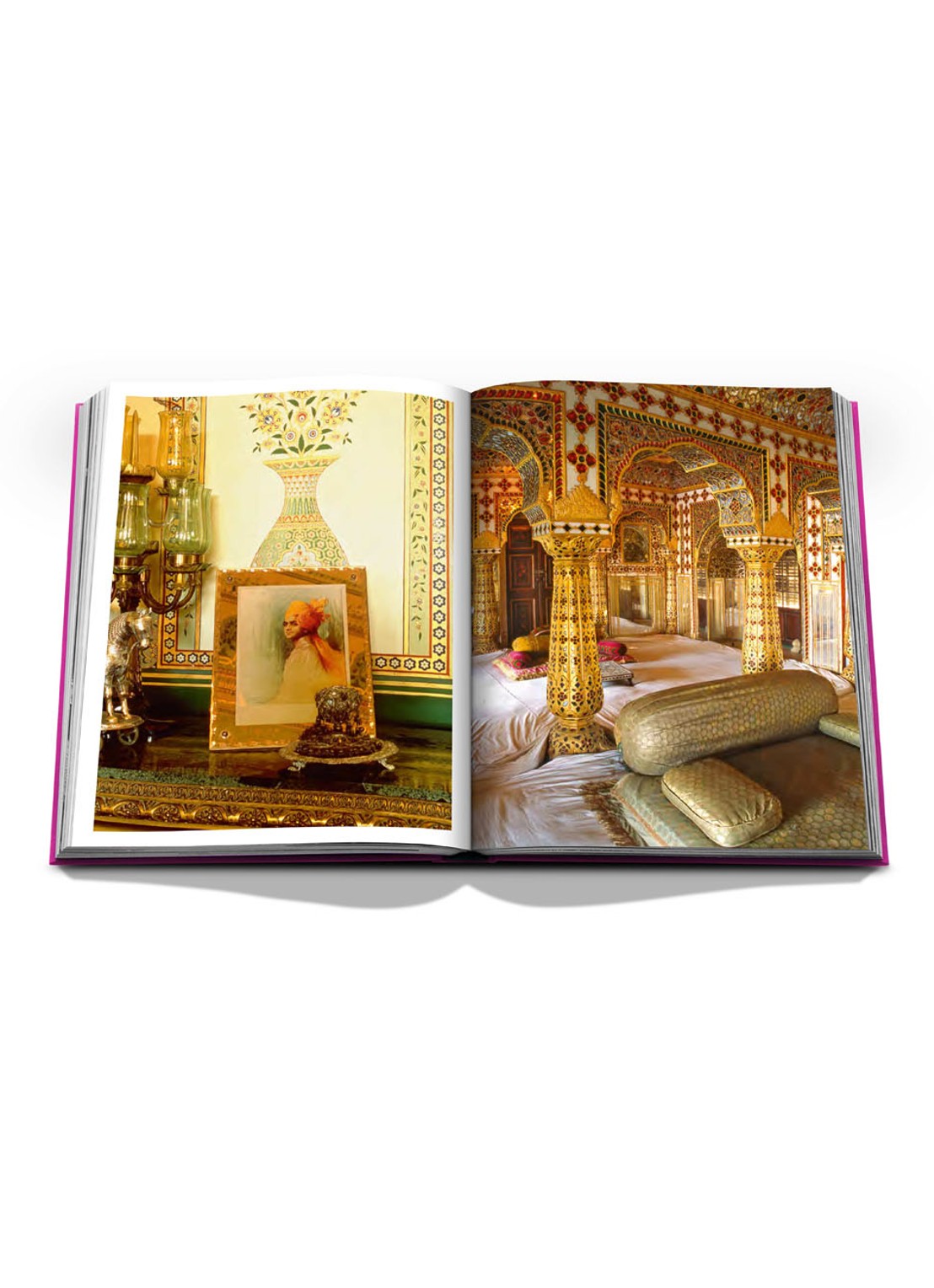 Assouline Jaipur Splendor - detail 7 fuchsia