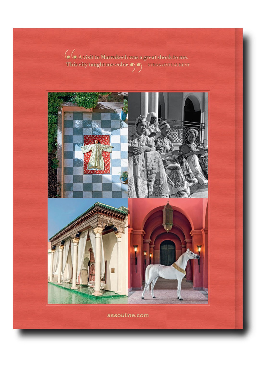 Assouline Marakech Flair - detail koraalroze