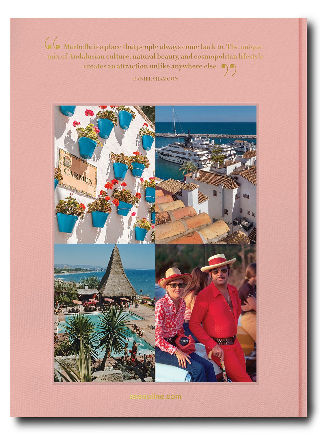Assouline Marbella Sol - achterkant roze