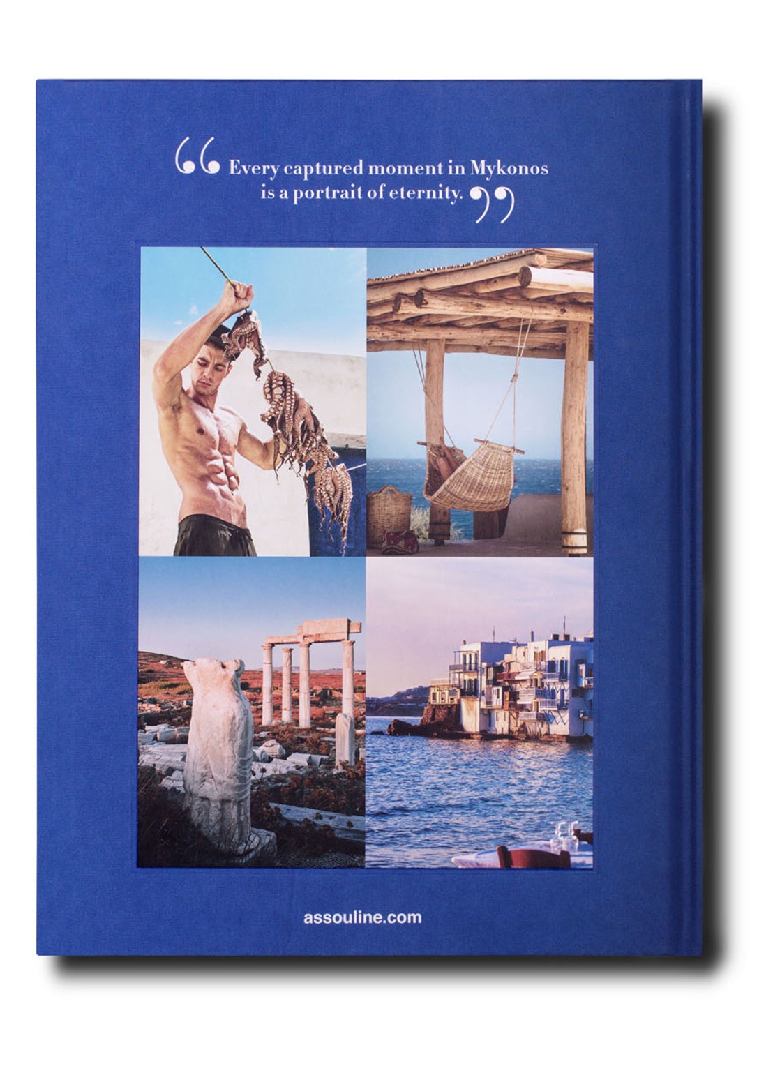 Assouline Mykonos Muse - detail 3 petrolgroen