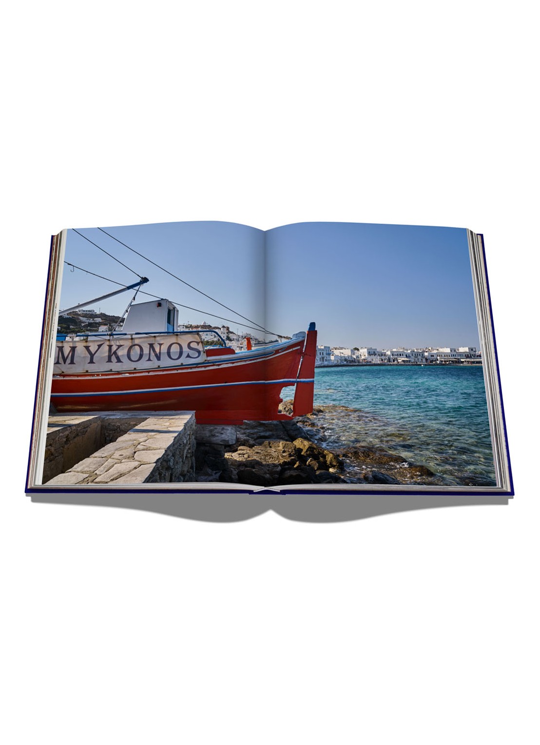 Assouline Mykonos Muse - detail 6 petrolgroen