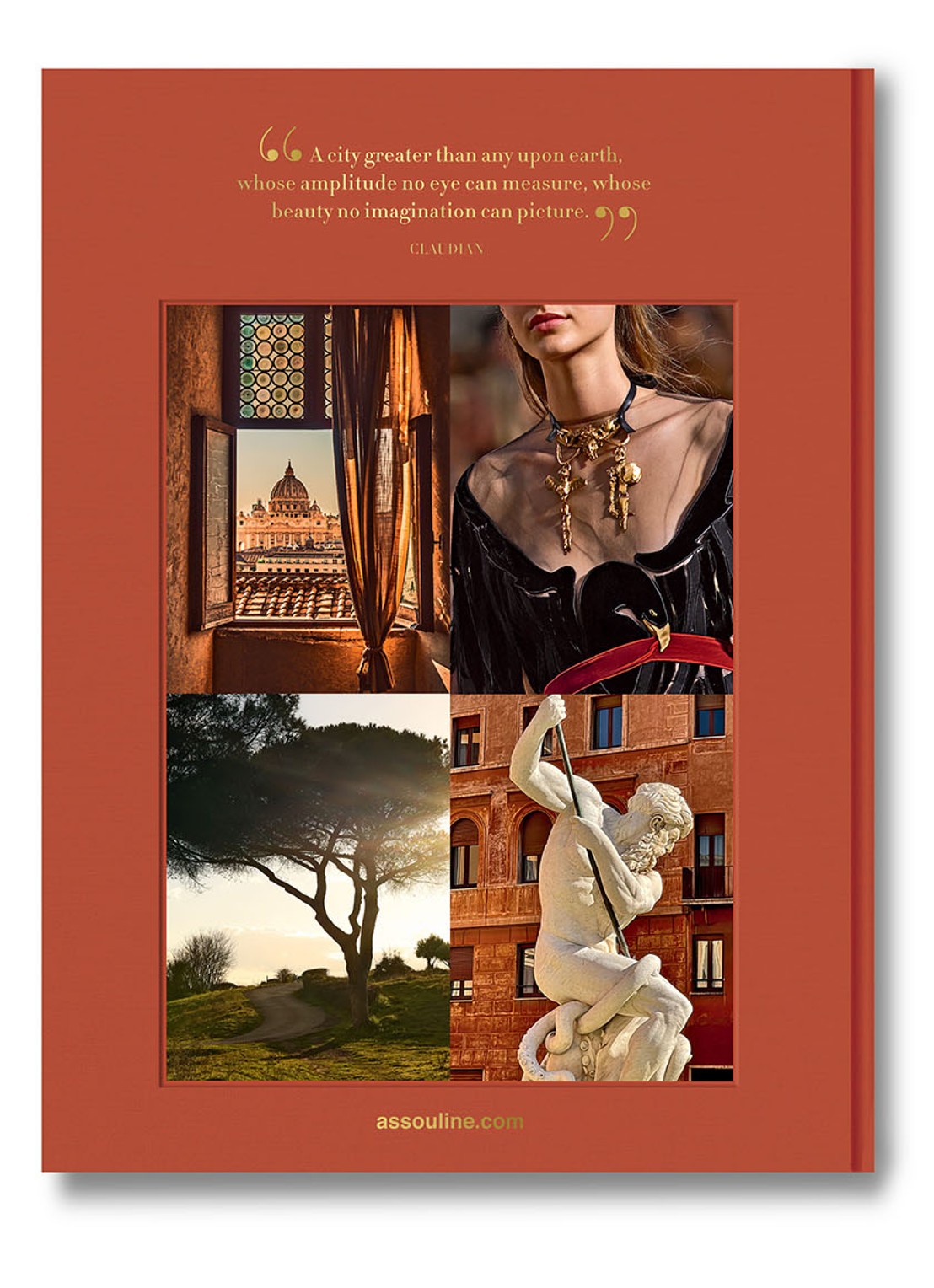 Assouline Roma Eterna - detail roodbruin