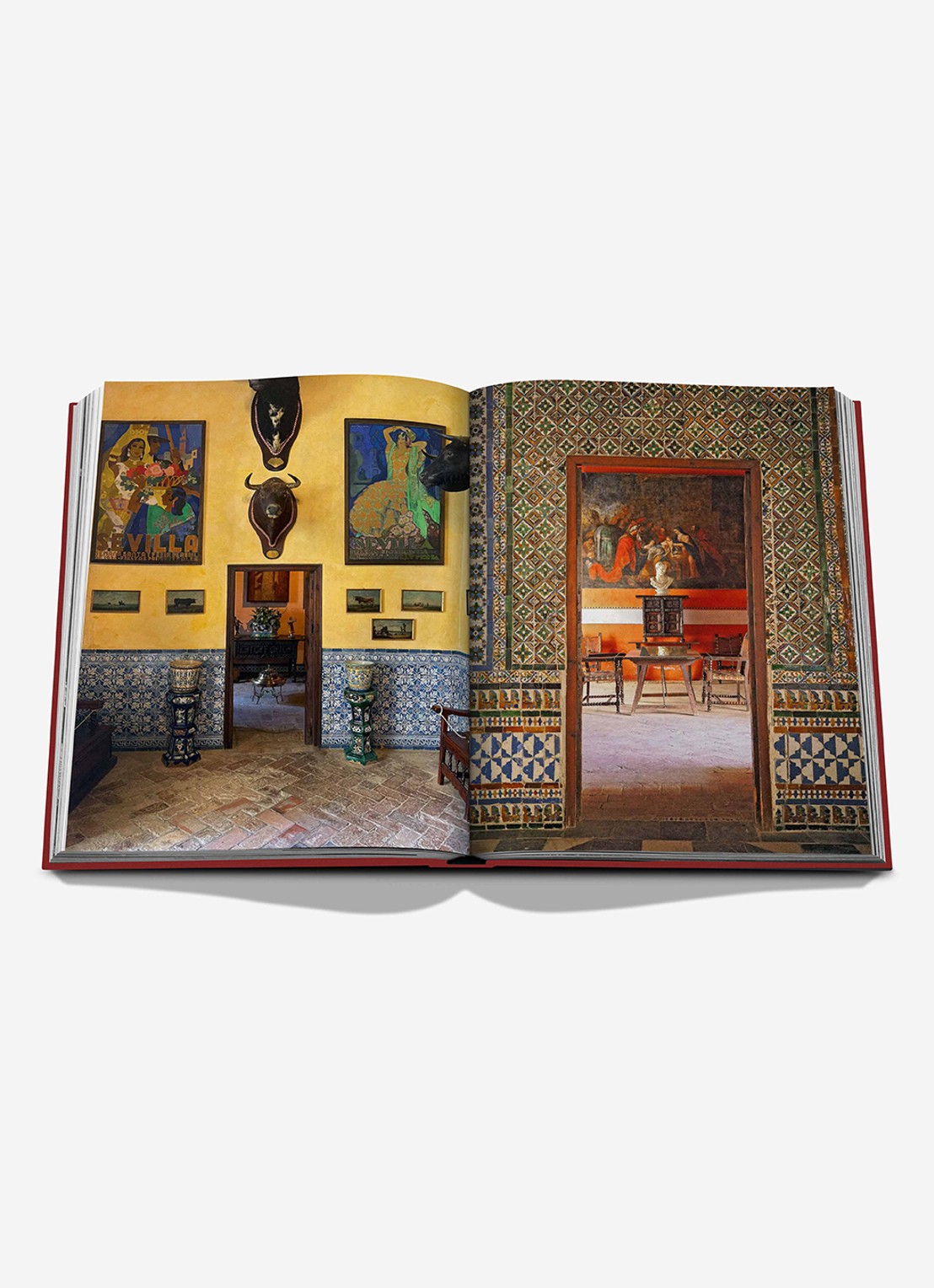 Assouline Sevilla Arte - detail 5 donkerrood