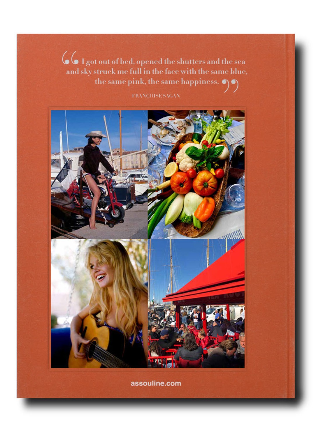 Assouline St. Tropez Soleil - detail 3 donkeroranje