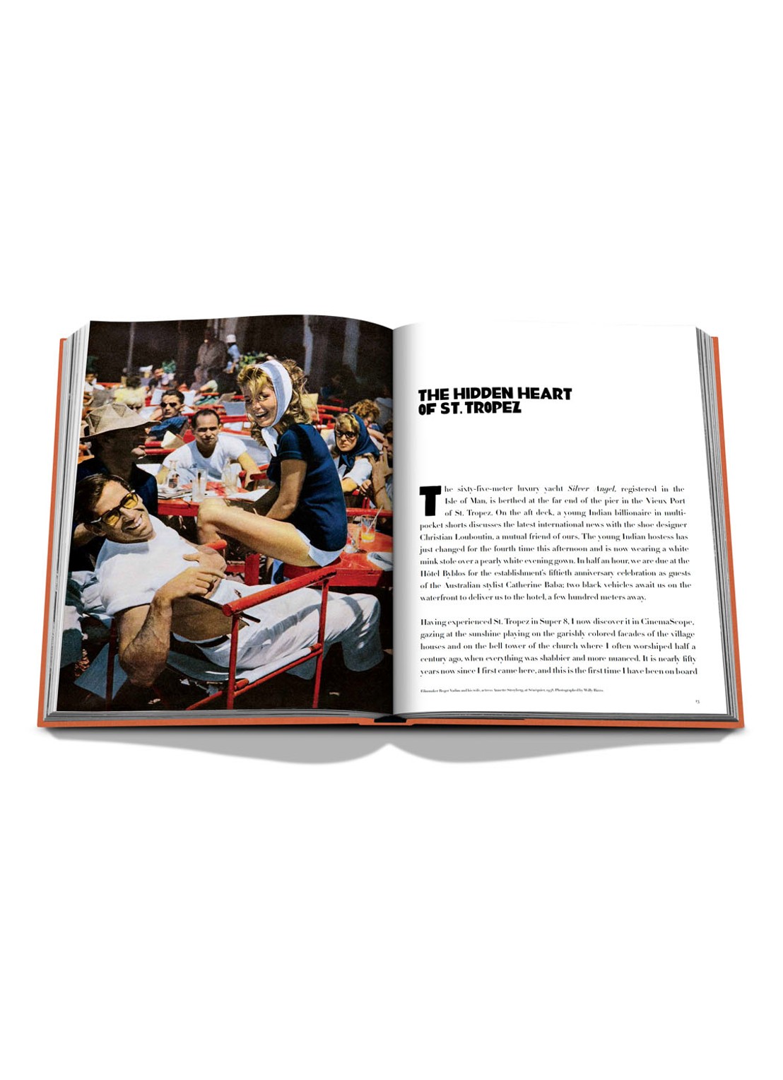 Assouline St. Tropez Soleil - voorkant 2 donkeroranje