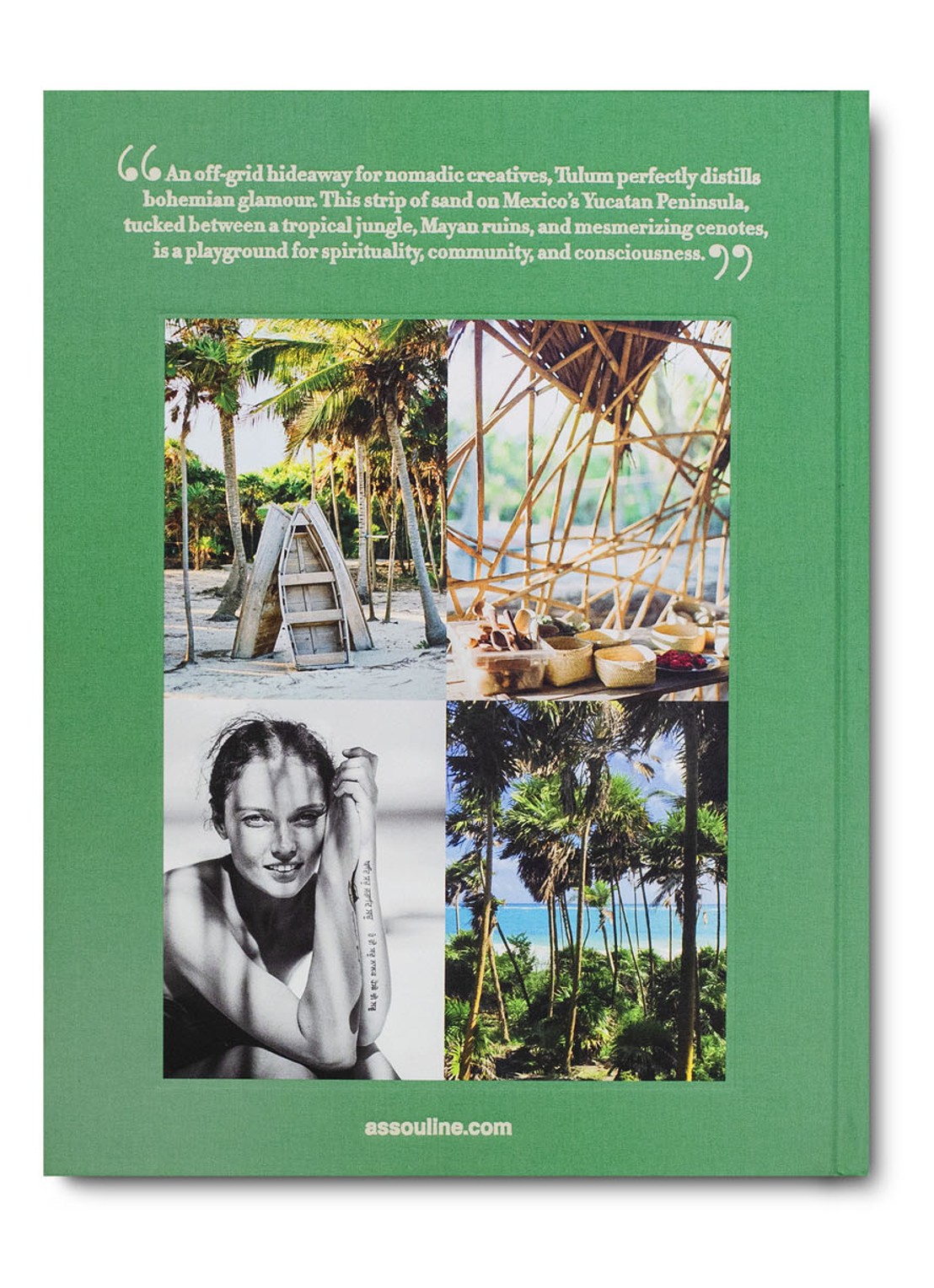 Assouline Tulum Gypset - detail 3 groen