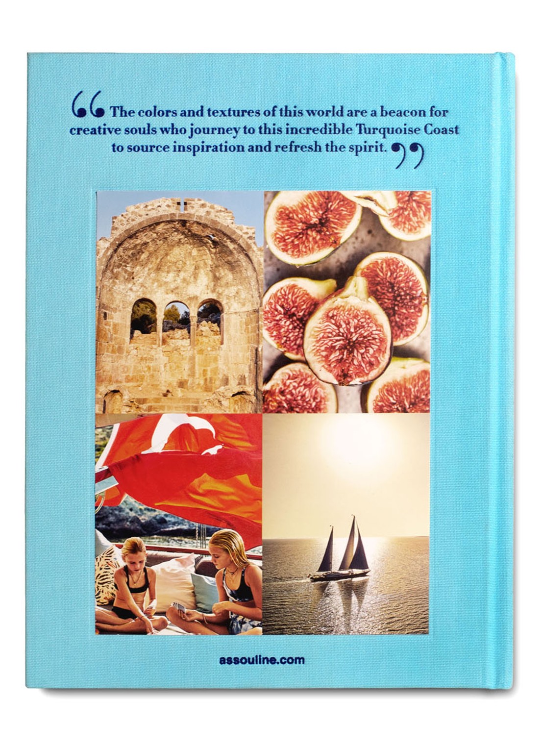 Assouline Turquoise Coast - detail 3 lichtblauw