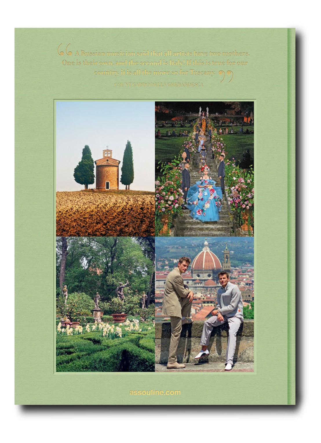 Assouline Tuscany Marvel - detail lindegroen