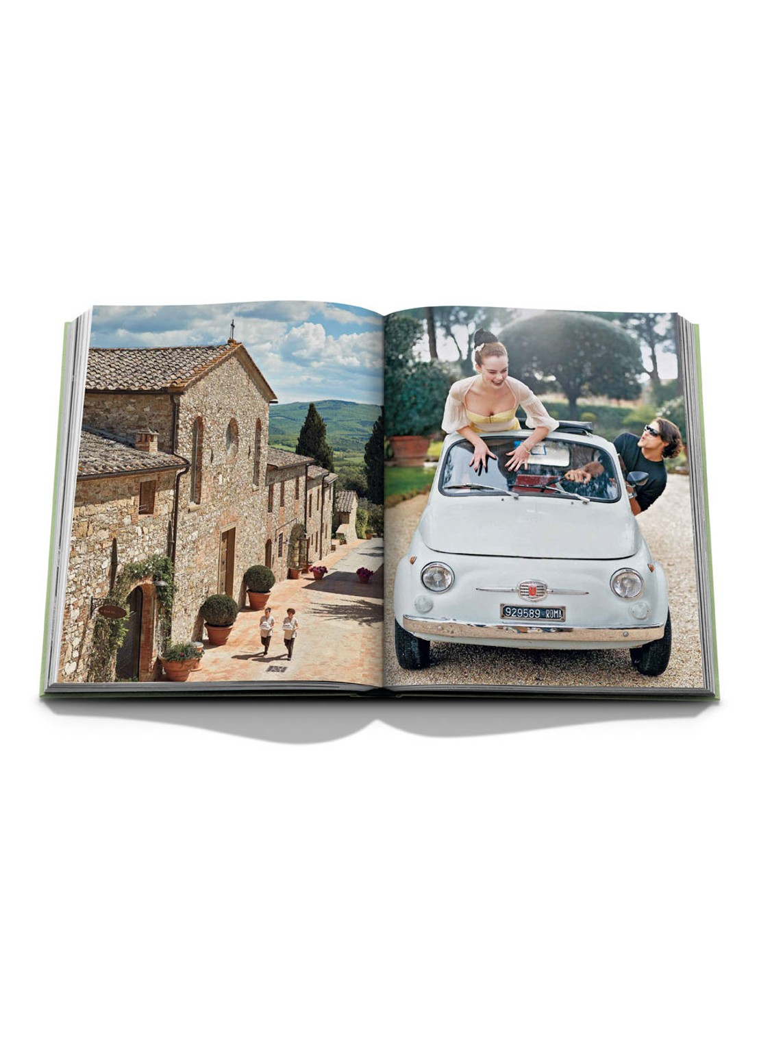 Assouline Tuscany Marvel - voorkant 7 lindegroen