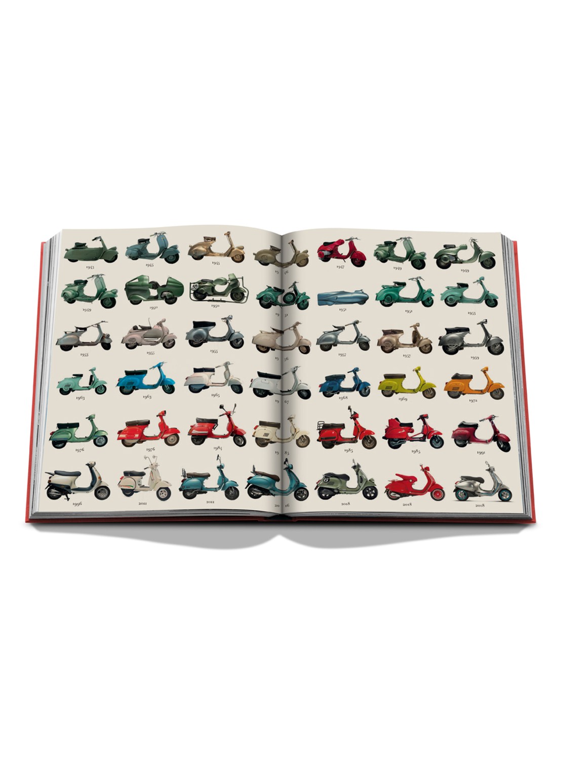 Assouline Vespa - voorkant 8 multicolor