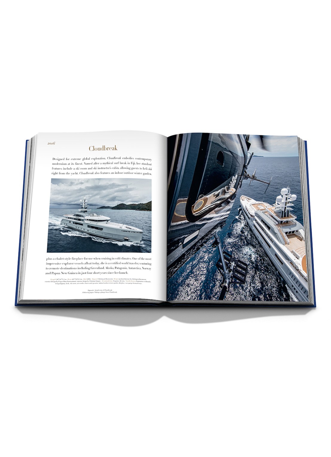 Assouline Yachts: The Impossible Collection - voorkant 2 lichtblauw