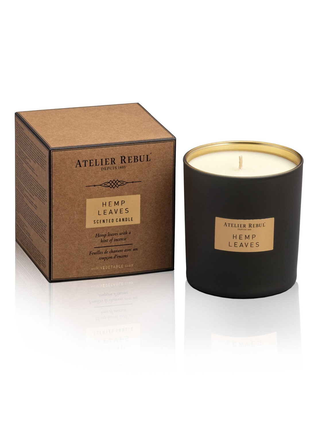 Atelier Rebul Hemp Leaves geurkaars - voorkant undefined