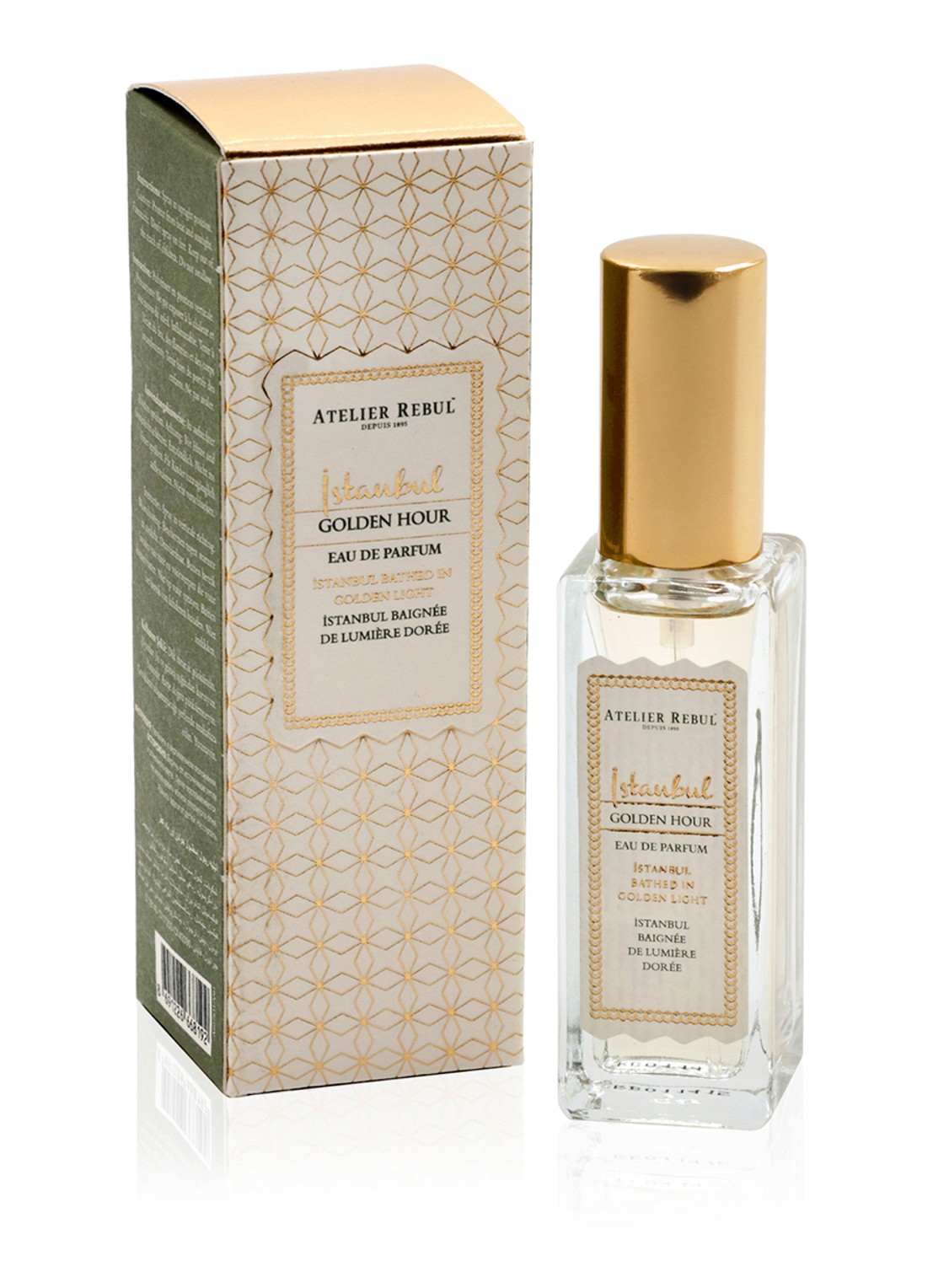 Atelier Rebul Istanbul Golden Hour Eau de Parfum - voorkant vanillegeel