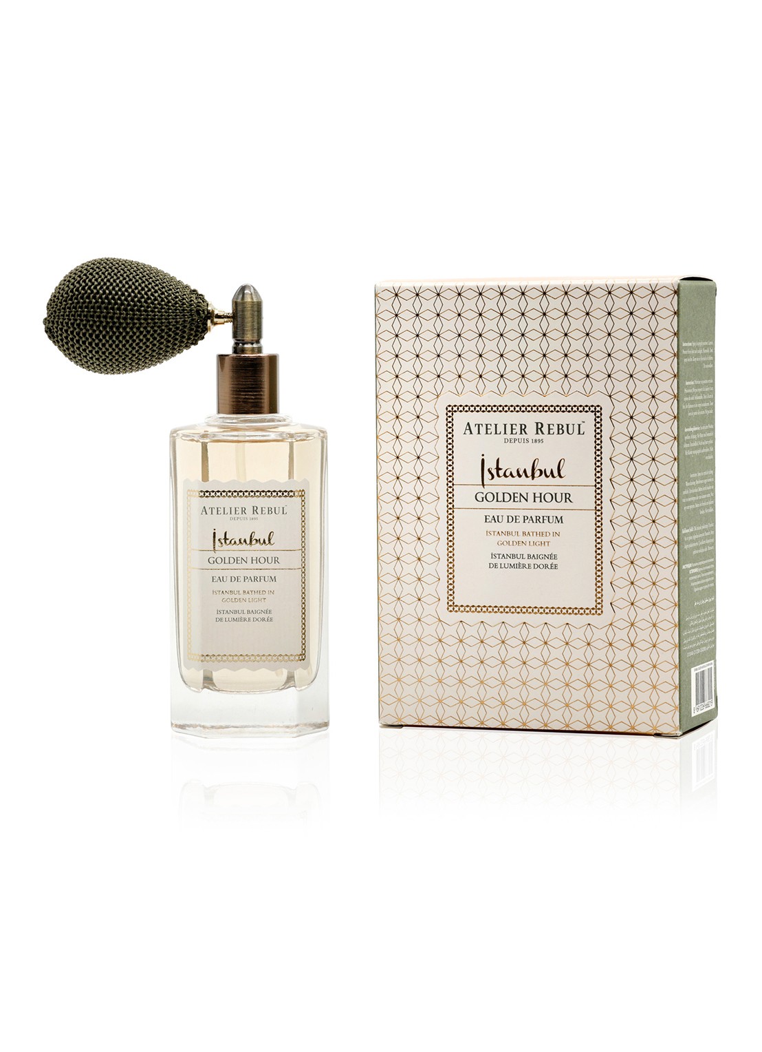 Atelier Rebul Istanbul Golden Hour Eau de Parfum - voorkant vanillegeel