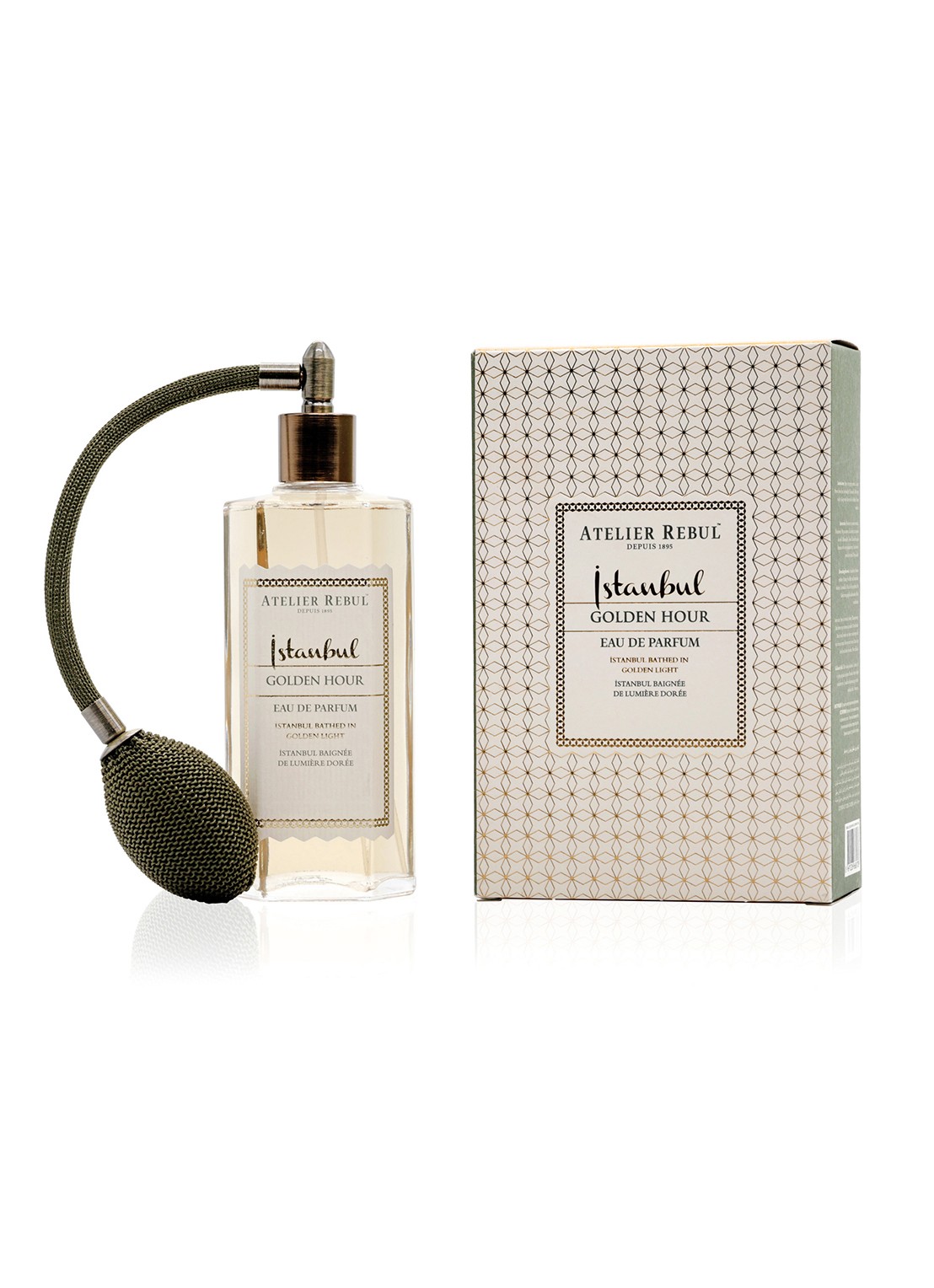 Atelier Rebul Istanbul Golden Hour Eau de Parfum - voorkant 3 vanillegeel